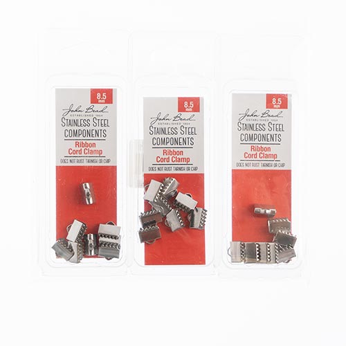 Stainless Steel Ribbon/Cord Clamp 