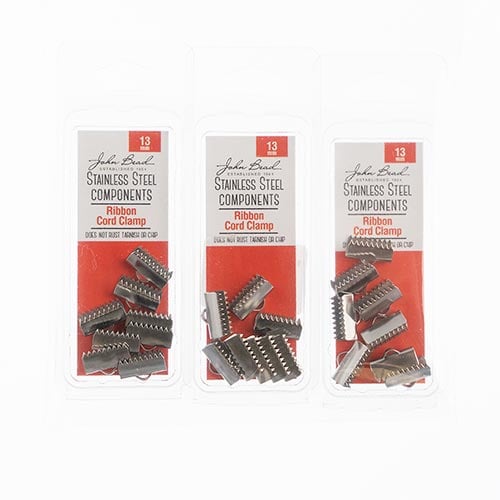 Stainless Steel Ribbon/Cord Clamp 