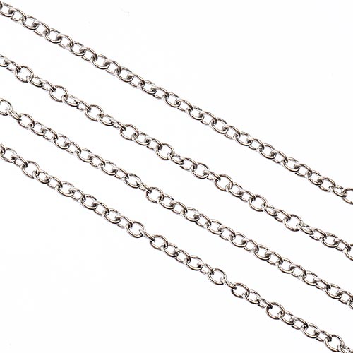 Stainless Steel Rolo Chain 1m 
