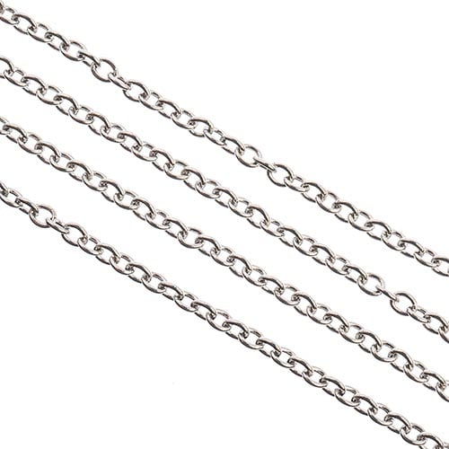 Stainless Steel Rolo Chain 1m