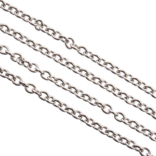 Stainless Steel Rolo Chain 1m