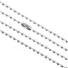 Stainless Steel Ball Chain 1m 2.4mm w/Connector