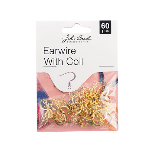 Must Have Findings - Earwire w/ Coil 60pcs