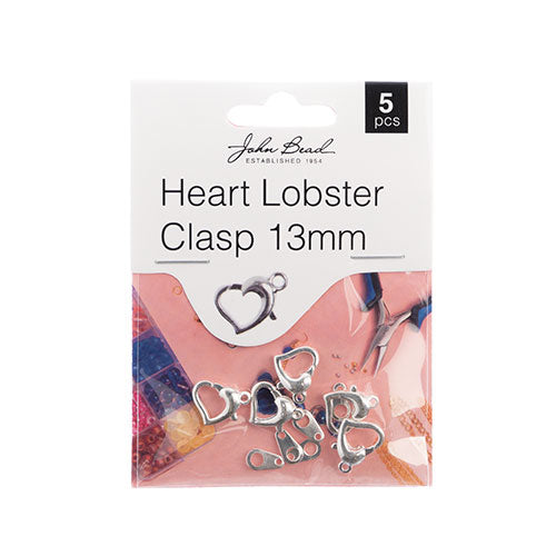 Must Have Findings - Heart Lobster Clasp 13mm Set 5pcs