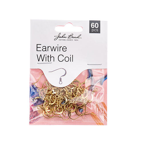 Must Have Findings - Earwire w/ Coil 60pcs