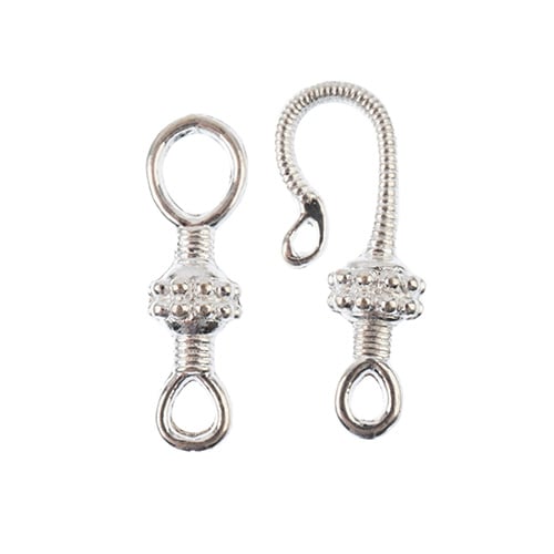 Must Have Findings - Bali Style Hook Clasp Set 25mm 4pcs