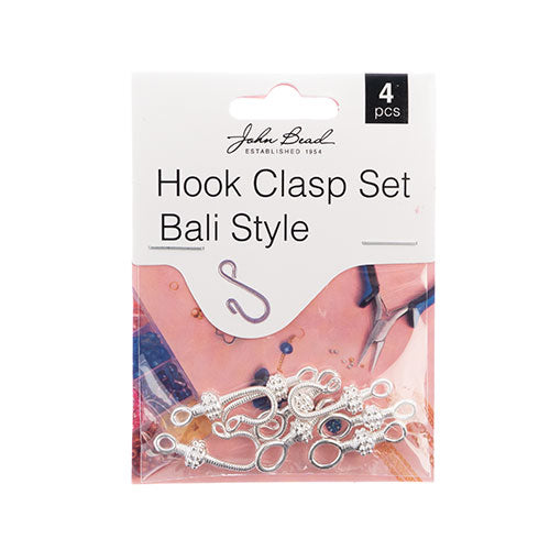 Must Have Findings - Bali Style Hook Clasp Set 25mm 4pcs