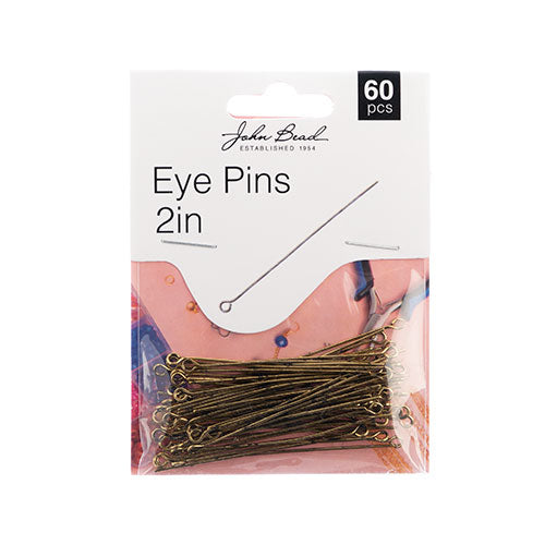Must Have Findings - Eye Pins 2in 20ga(0.032) 60pcs