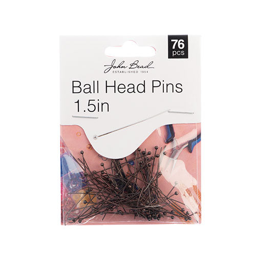 Must Have Findings - Ball Head Pins 1.5in 24ga (0.02) 76pcs