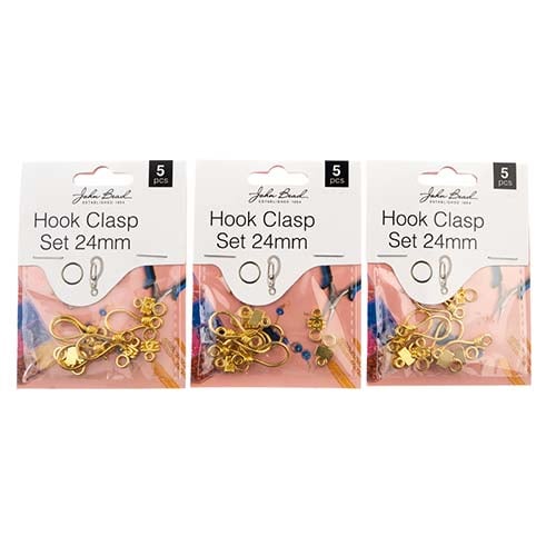 Must Have Findings - Hook Clasp Set 24mm 5pcs