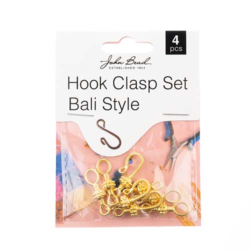 Must Have Findings - Bali Style Hook Clasp Set 25mm 4pcs