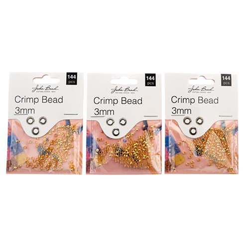 Must Have Findings - Crimp Bead 3mm 144pcs