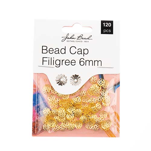 Must Have Findings - Bead Cap Filigree 6mm 120pcs