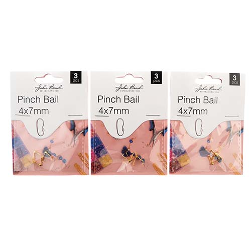 Must Have Findings - Pinch Bail 4x7mm 3pcs