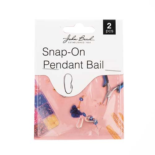 Must Have Findings - Snap-On Pendant Bail 9mm 2pcs