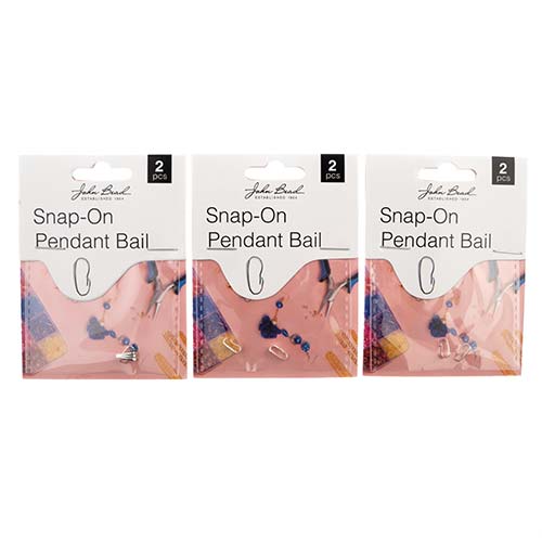 Must Have Findings - Snap-On Pendant Bail 9mm 2pcs