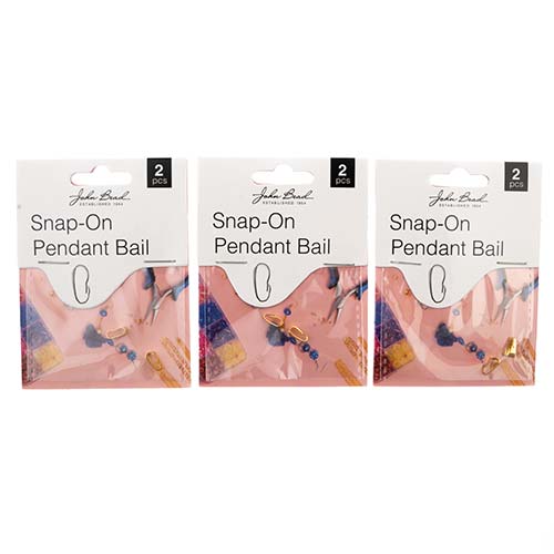 Must Have Findings - Snap-On Pendant Bail 9mm 2pcs