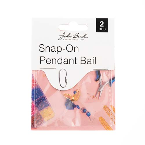 Must Have Findings - Snap-On Pendant Bail 9mm 2pcs