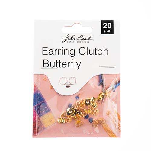 Must Have Findings - Earring Clutch Butterfly 6x3mm 20pcs