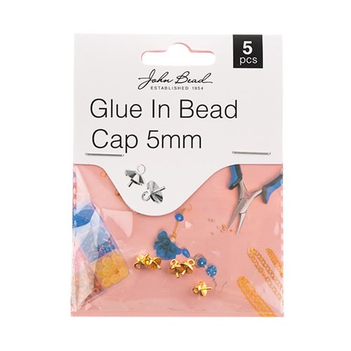 Must Have Findings - Glue in Bead Caps 5pcs