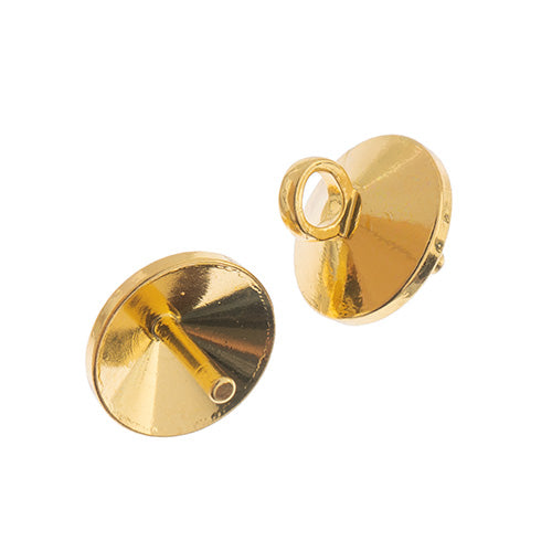 Must Have Findings - Glue in Bead Caps 5pcs