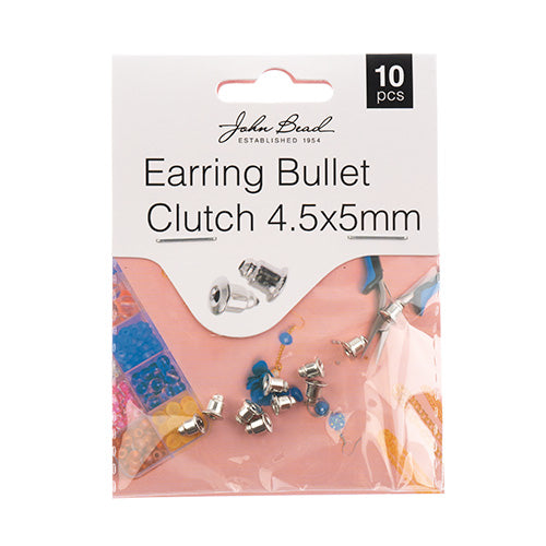 Must Have Findings - Earring Bullet Clutch 4.5x5mm 10pcs