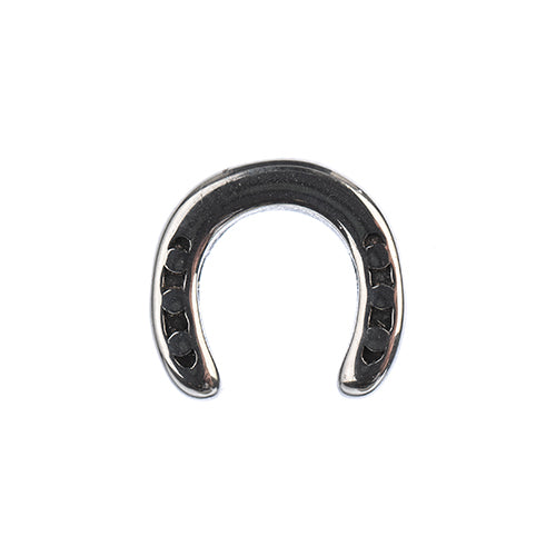 Stainless Steel Antique Silver Horseshoe Bead 10x10mm 5pcs