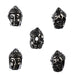 Stainless Steel Antique Silver Buddha Bead 5pcs - Cosplay Supplies Inc