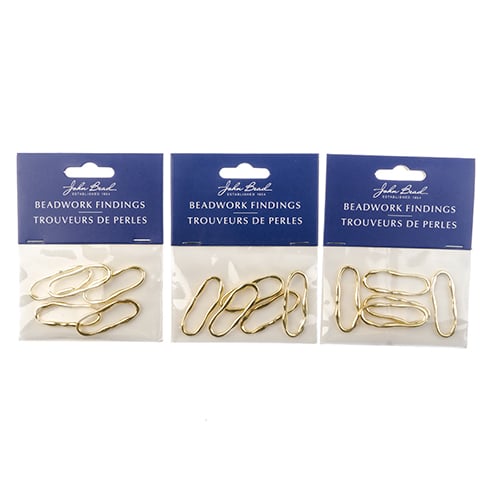 Beadwork Findings  Pendant Organic Oval 13x35mm 5pcs