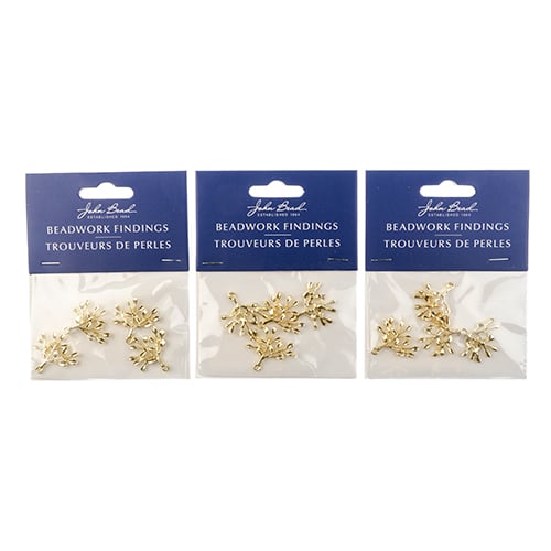 Beadwork Findings  Pendant Branch 22x23mm 4pcs