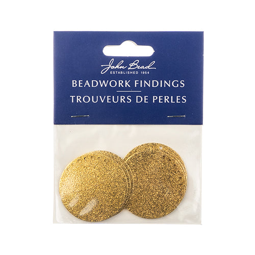 Beadwork Findings  Pendant Round Circle with 7+1 Holes  6pc