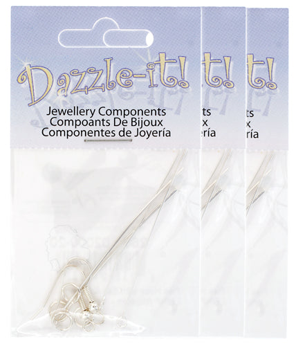 Fish Hook with Ball & Spring - 1 pair