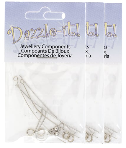 Fish Hook with Ball & Spring - 1 pair