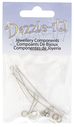 Fish Hook with Ball & Spring - 1 pair