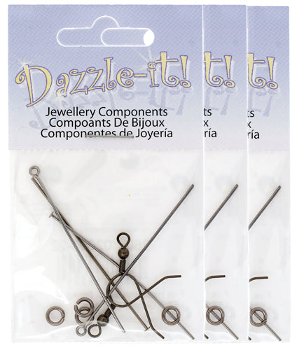 Fish Hook with Ball & Spring - 1 pair