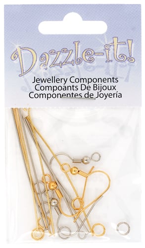 Fish Hook Earring Kit Gold & Silver