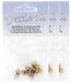 Earring Clutch Bullet Lead Free / Nickel Free Gold & Silver - 6 pairs