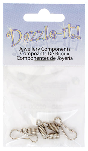 Spring W/Hook & Clasp 2.5mm 2 Sets