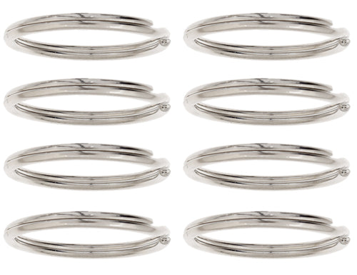 Split Rings Silver