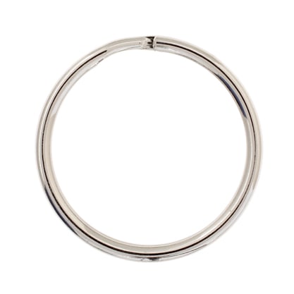 Split Rings Silver