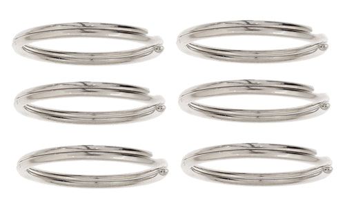 Split Rings Silver