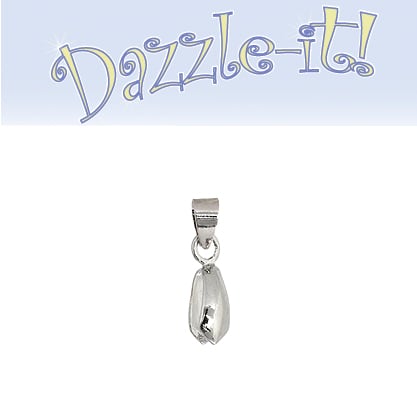 Pinch Bail Rhodium - 2 Pieces