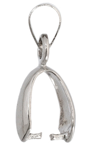 Pinch Bail Rhodium - 2 Pieces