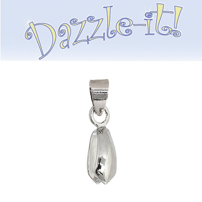 Pinch Bail Rhodium - 2 Pieces