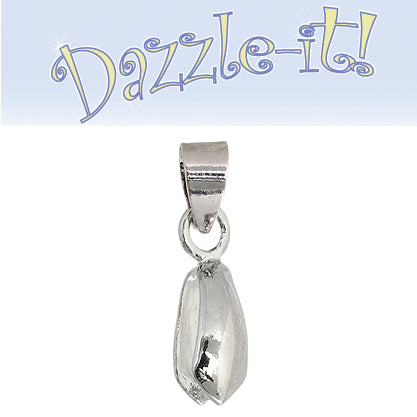 Pinch Bail Rhodium - 2 Pieces