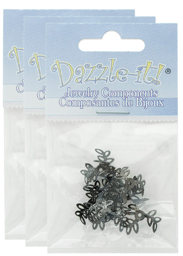 Bead Cap-Tri Leaf -10pcs