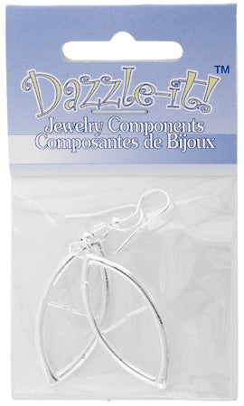 Interchangeable Earring-Marquise (1pr) 34x16mm 