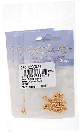 Bead Crimp Cover - 20pcs