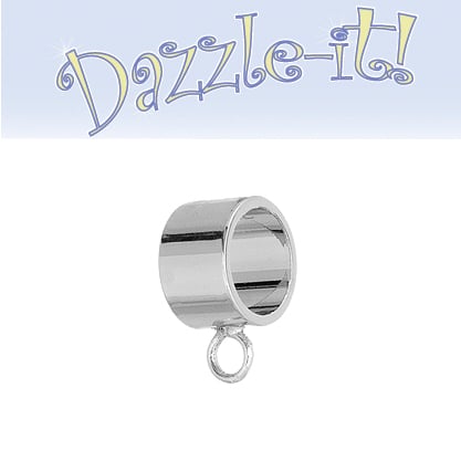 Kumihimo Finding 4pcs 9.5x5mm Pendant Bail Sliders