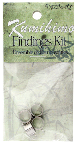 Kumihimo Finding 4pcs 9.5x5mm Pendant Bail Sliders